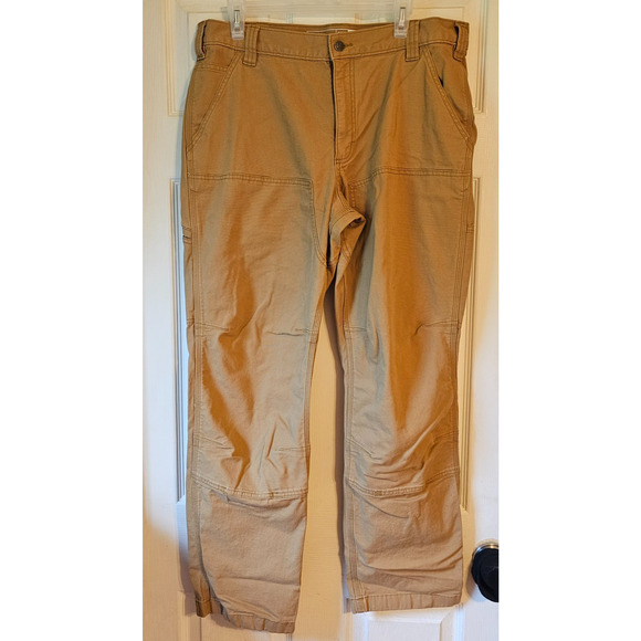 Carhartt Men's 36x32 Rugged Flex Relaxed Canvas Double-Front Utility Work Pants - Picture 1 of 13